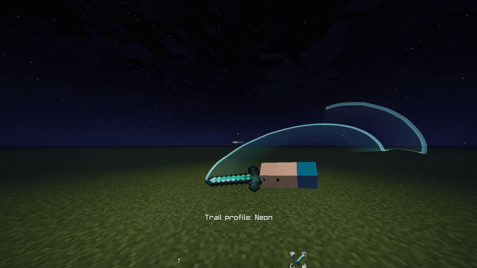 Neon trail style in game