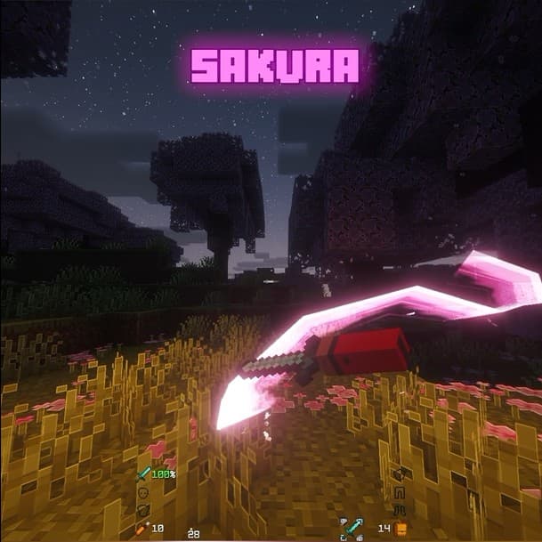 Sakura trail style in game