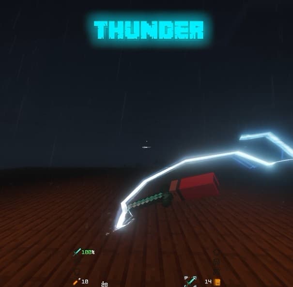 Thunder trail style in game